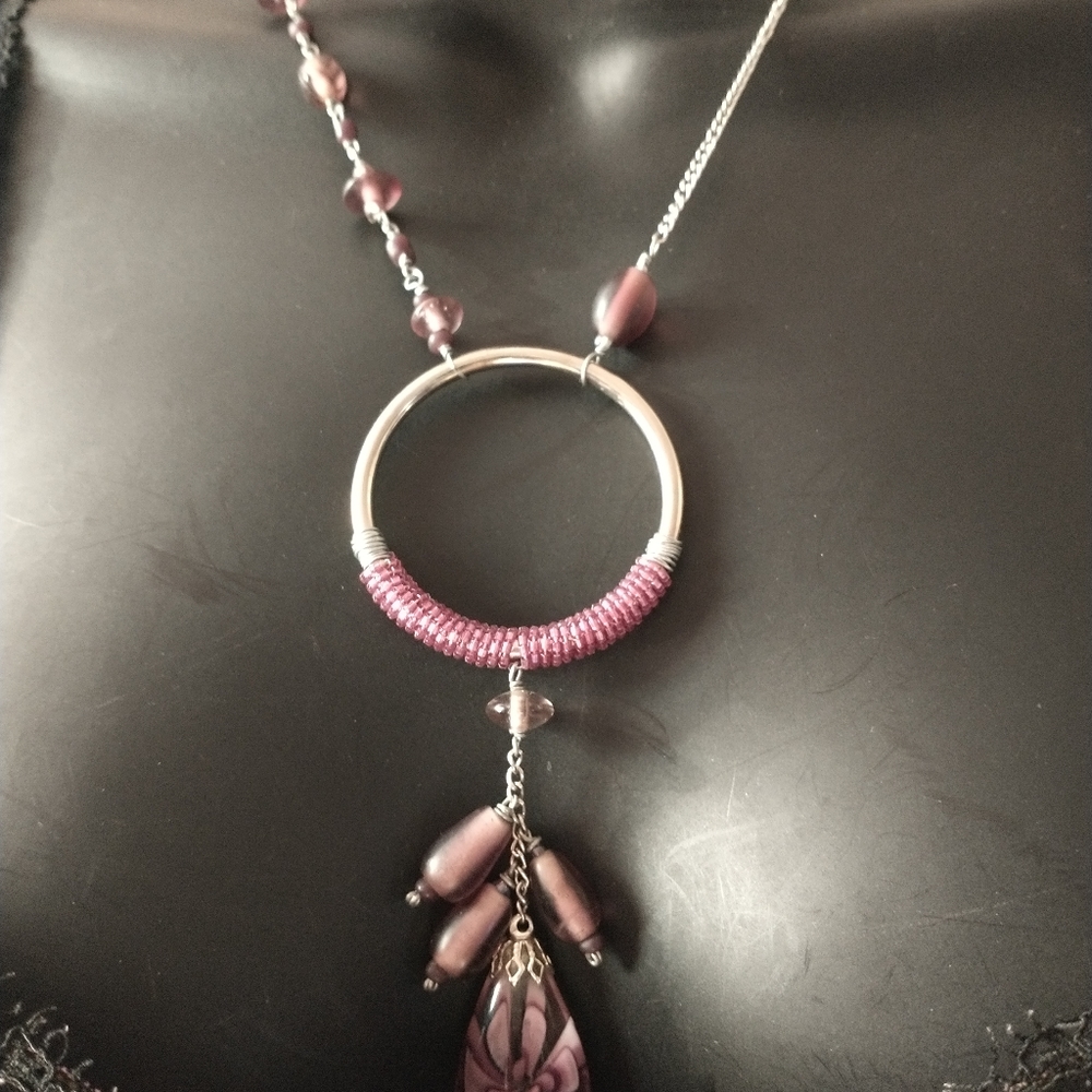 Lavender handcrafted Necklace